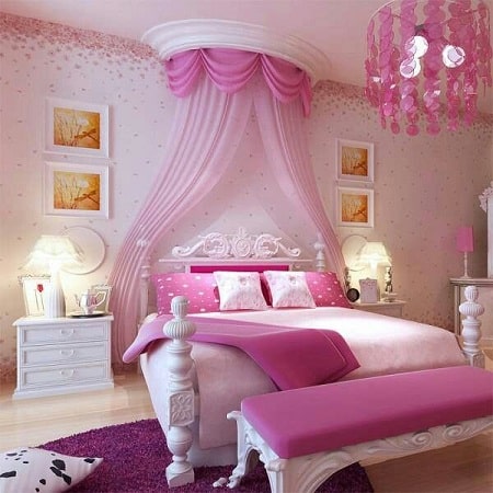 pink-bedroom-decoration